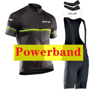 HL-N037 New fashion cycling clothes men's cycling jersey,bib shorts set gel pad 