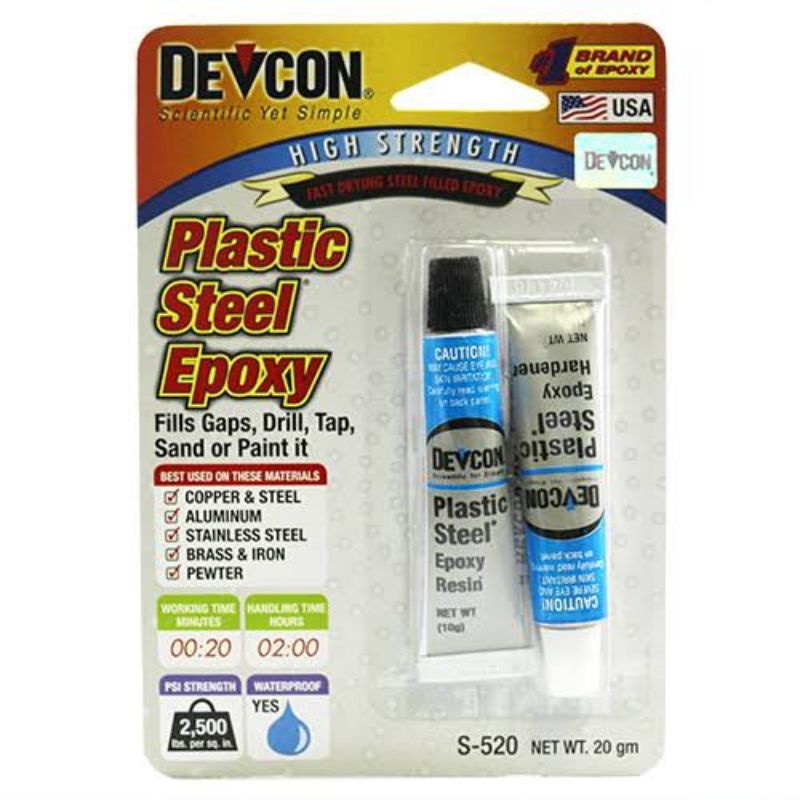 Devcon Plastic Steel Epoxy 20g Shopee Philippines