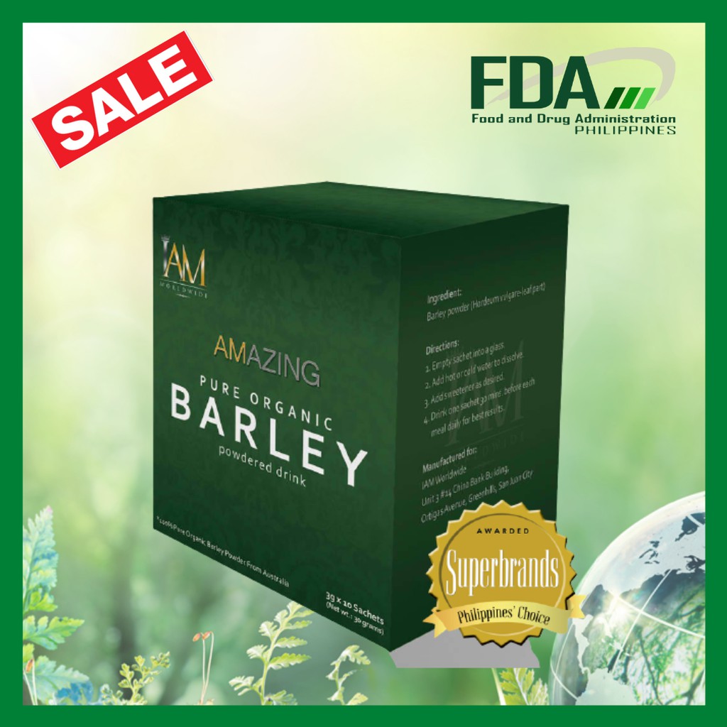 IAM Amazing Pure Organic Barley BEST SELLER! Original Amazing Pure