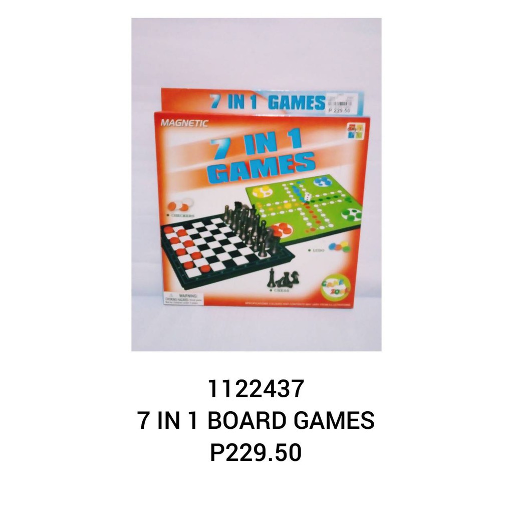 UNO Toys 7 IN 1 BOARD GAMES/R2238 | Shopee Philippines