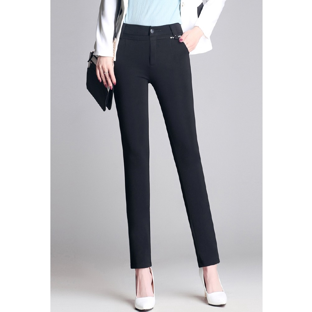 grey formal pants for ladies