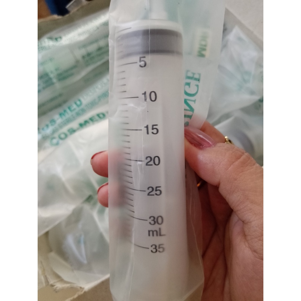 Cos-Med Disposable Syringe with/out needle 30cc/sold per piece | Shopee ...