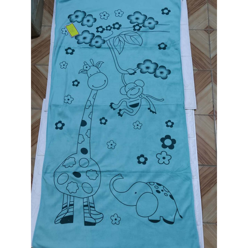 COD MICROFIBER BATH TOWEL ANIMAL DESIGN