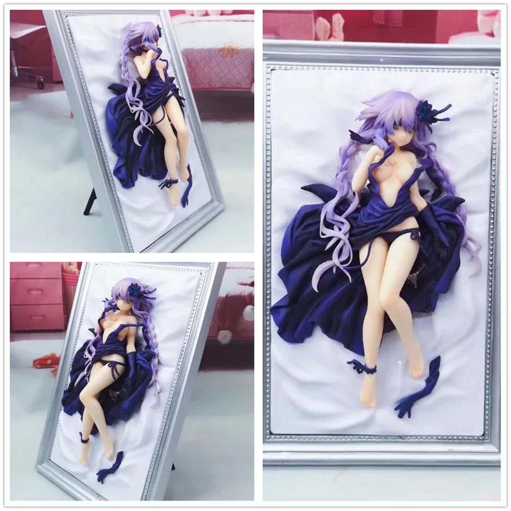 Hyperdimension Neptunia Purple Heart Dress 1//8 PVC Figure Figurine Toy No Box