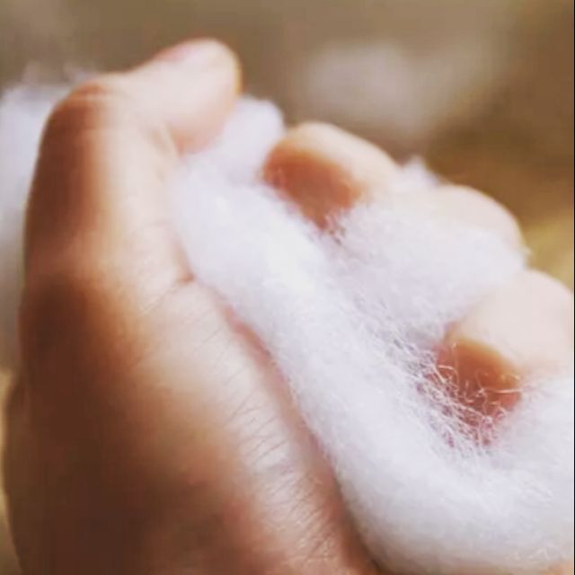 100 grams Class A Fiber Cotton Fill Polyester Stuffing Pillow Fiber