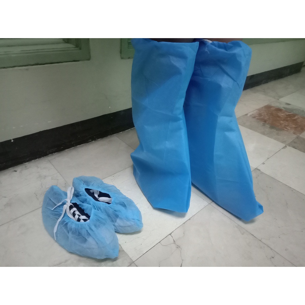 Disposable Shoe Cover Non Woven Shoe Cover For Hospital Shopee   7ceb9fc94339cec3625719ff74a93cd5