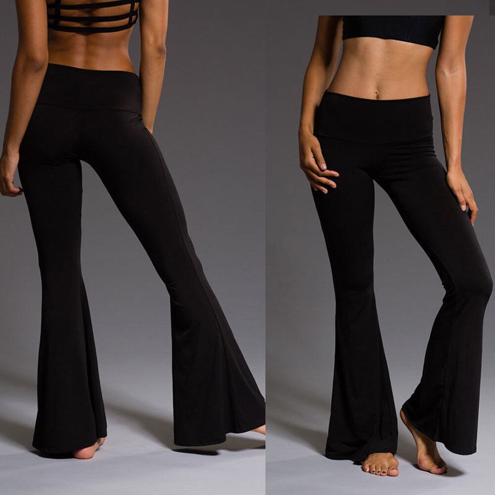 black and white bell bottom jeans