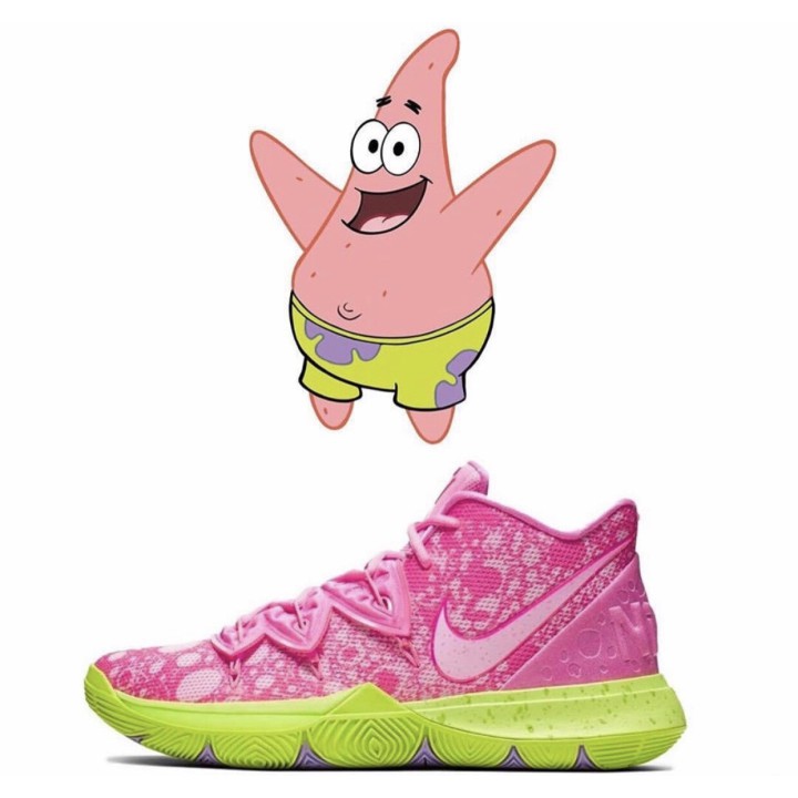 spongebob lebron james shoes