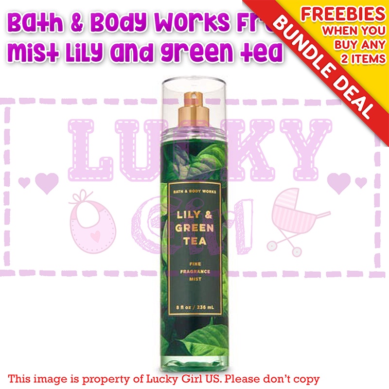 Bath & Body Works Fine Fragrance Mist Lily & Green Tea Perfume Shopee Philippines