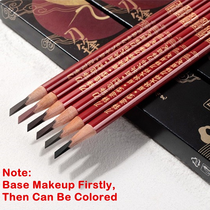 Waterproof Eyebrow Pencil Pull Cord Peel Off Brow Pencil For Marking Outlining Tattoo Tint 