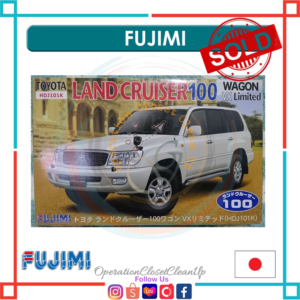 Fujimi ID-137 Toyota Land Cruiser 100 VX Limited 1/24 Scale Kit 