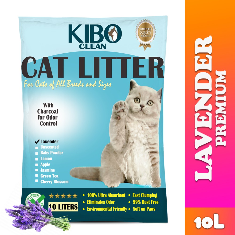 Kibo Clean Clumping and Odor Control Cat Litter Charcoal Premium