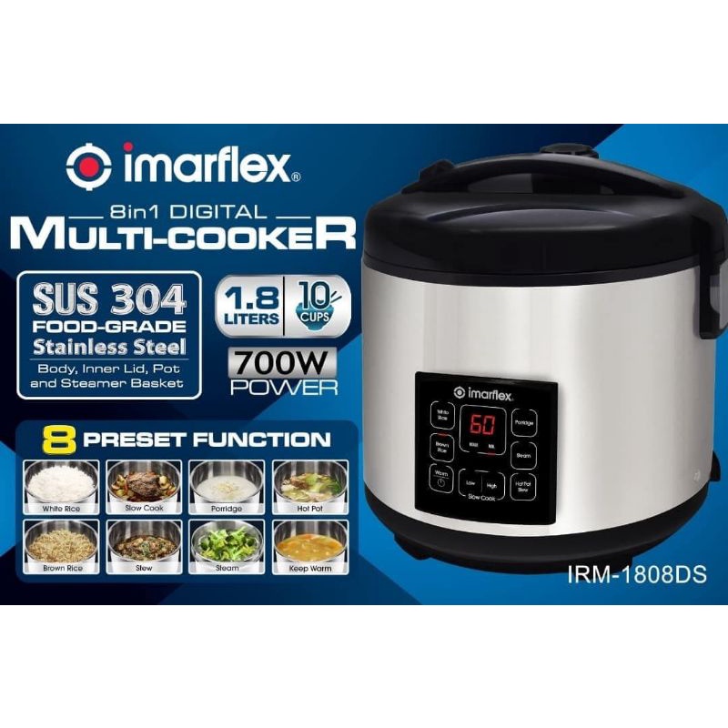Imarflex In Digital Multi Cooker Irm Ds Shopee Philippines Hot Sex