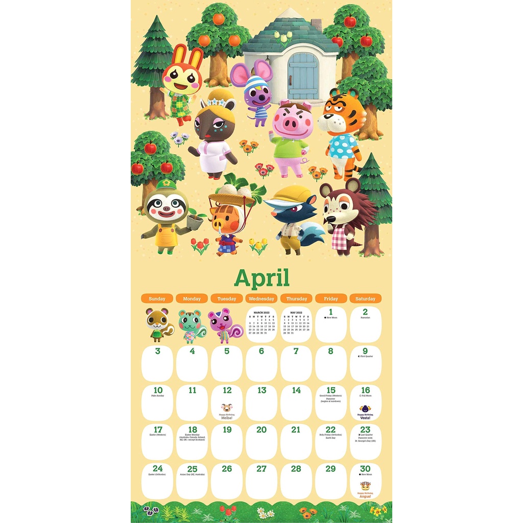 Animal Crossing New Horizons 2022 Calendar presyo ₱995