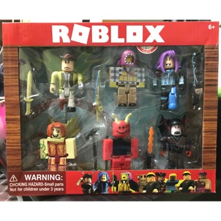6pc Set Citizens Of Roblox Toy Figure Playset Kids Collection Pvc Doll Pack Gift - game roblox figures toys 7 8cm pvc actions figure kids collection