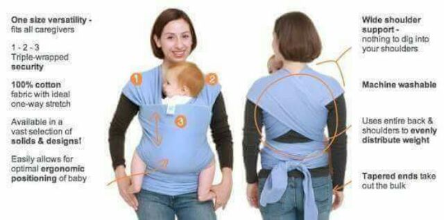 Cradle hold best sale moby wrap