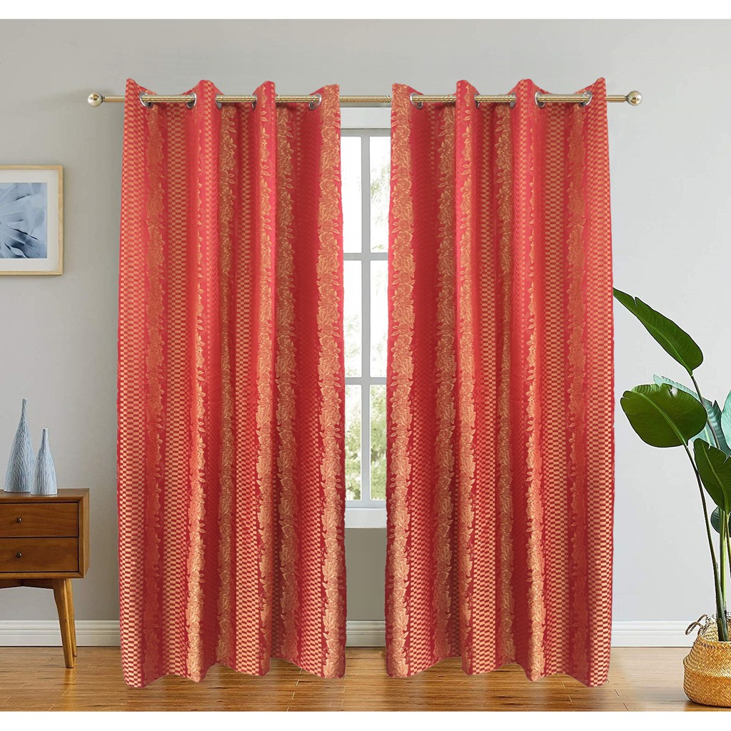 SALE! New Design Curtain Brocade With 8rings 1piece | Shopee Philippines