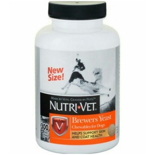 brewers yeast chewable for dogs NUTRI vet 300pcs / per peace.