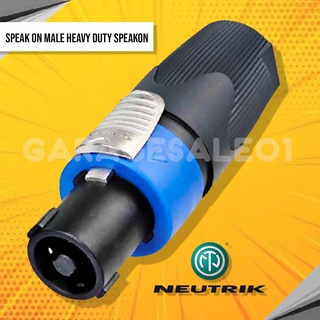 Speak-On Plug 4 Pins SPEAKON BLUE