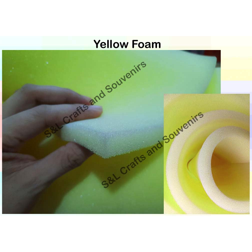 YELLOW FOAM HALF INCH THICKNESS / JEWELRY BOX FILLER / PACKAGING