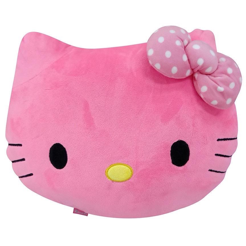 NEW 3# HELLO KITTY FACE PILLOW WASHABLE PILLOW 40x28cm | Shopee Philippines