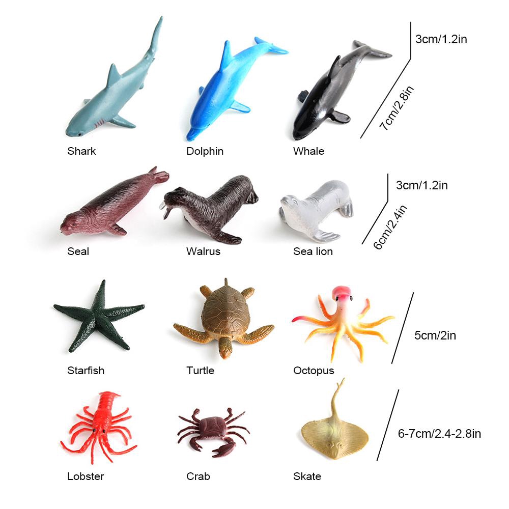 plastic sea animals toys