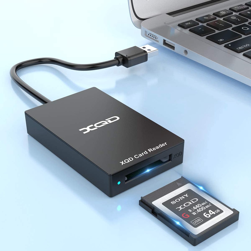Lexar 2933x/1400x USB Mark XQD Card 【Upgraded Version】 XQD Card Reader,Compatible with Sony G/M Series USB Mark XQD Card Support Windows/Mac OS System 