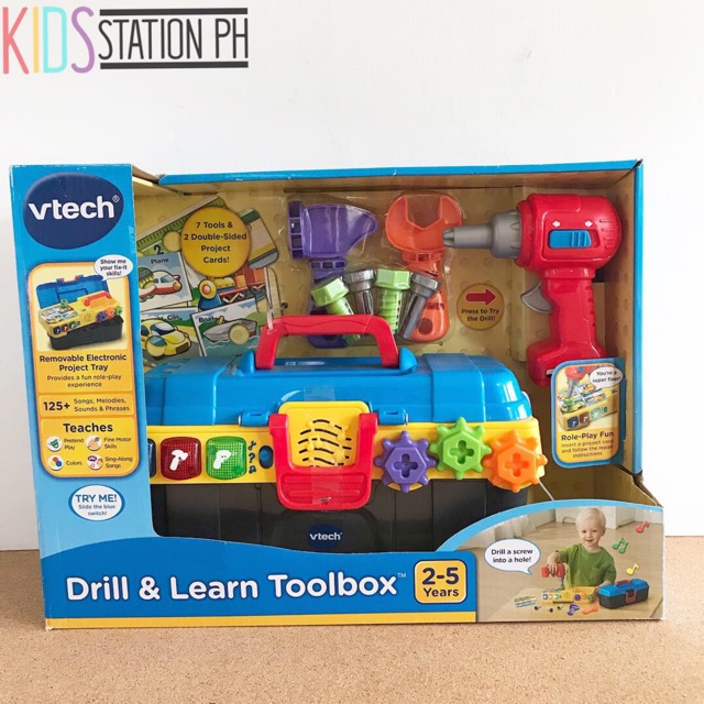 vtech drill and learn toolbox playset