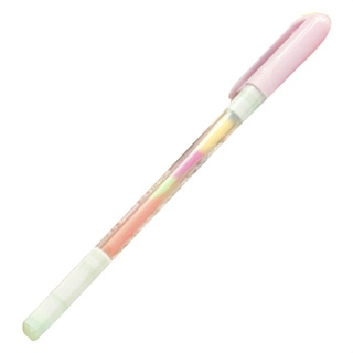 [CHOO] Colorful Plastic Cover 14 5cm Length Rainbow Pen 6 colors in 1 Colors Ink Gel Pens Surprising Gift #8