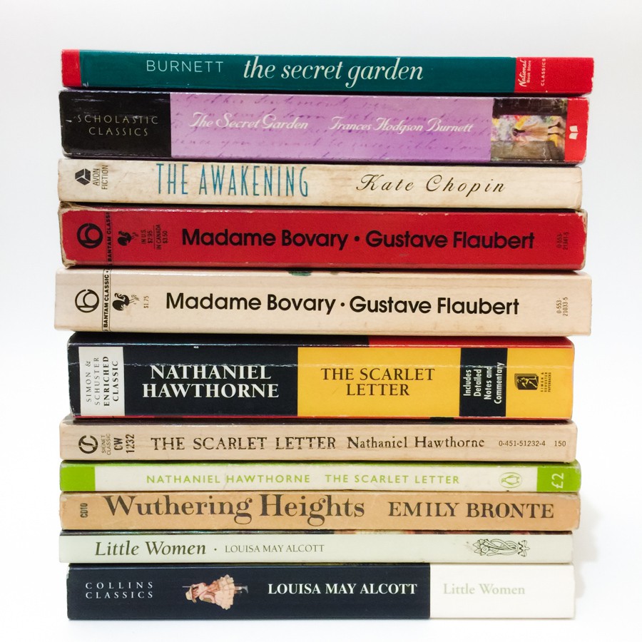 Classics Secret Garden Madame Bovary Hawthorne Scarlet Letter