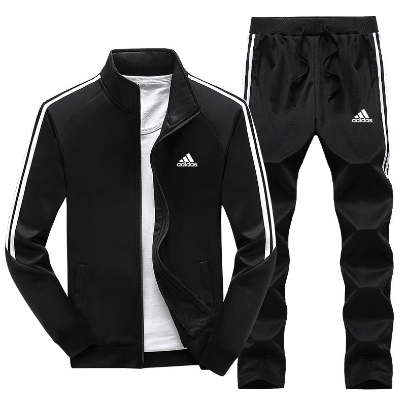 Adidas New Sports Suit Men's Adidas Casual Wear Men's Autumn Guard Two ...