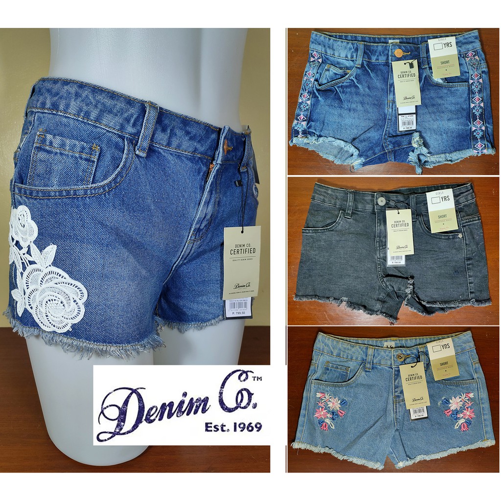 denim co est 1969 shorts