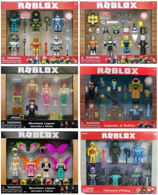 12 Styles Roblox Figma Oyuncak Robot Mermaid Playset Figure Shopee Philippines - cardboard robot hat roblox