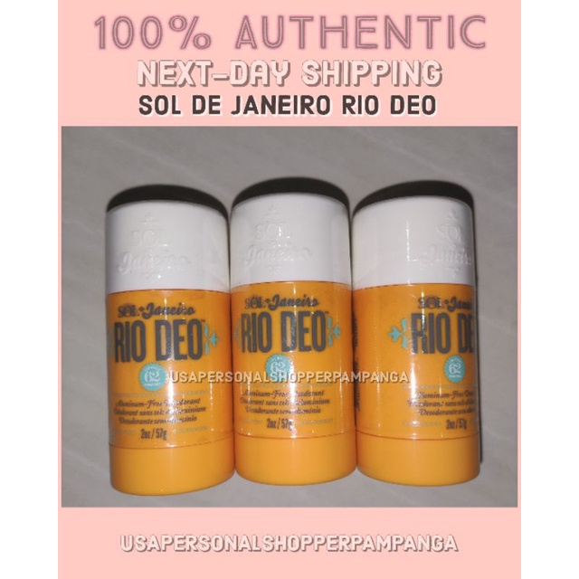 Sol de Janeiro Rio Deo Aluminiumfree Deodorant 57g Shopee Philippines