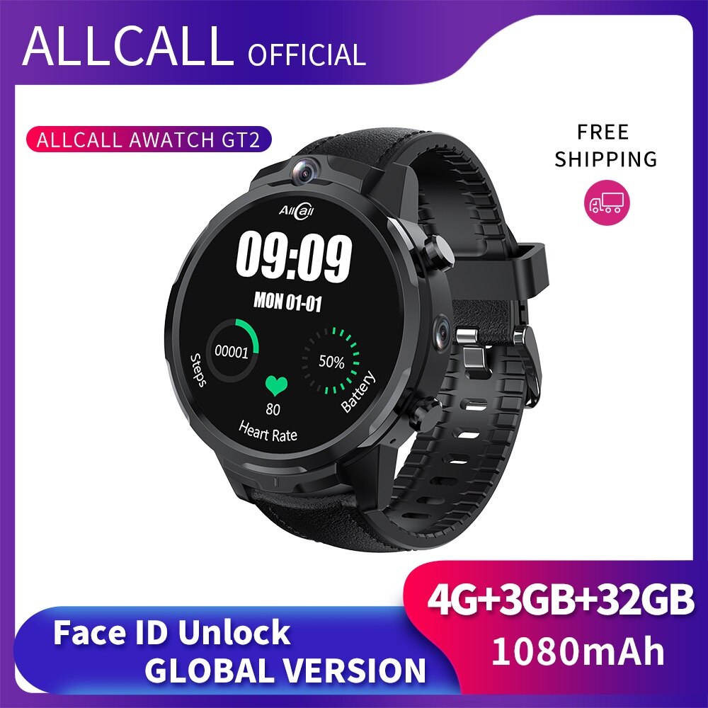 Tap Pensive Wedge AllCall Awatch GT2 Smartwatch Men with GPS Tracker 4G SIM Card WiFi IP68  Waterproof Sports Smart | Shopee Philippines