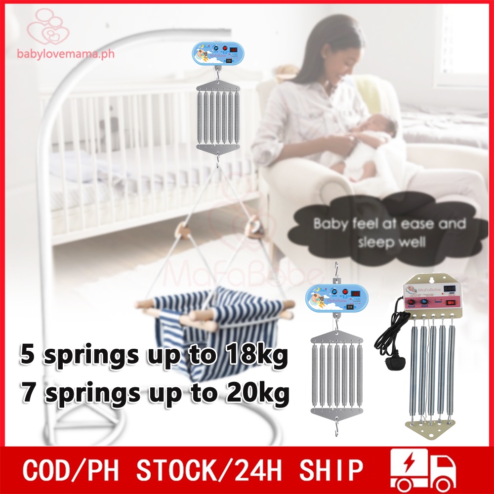 Mafababe Electronic Baby Cradle MUSIC Spring buai buaian bayi elektrik