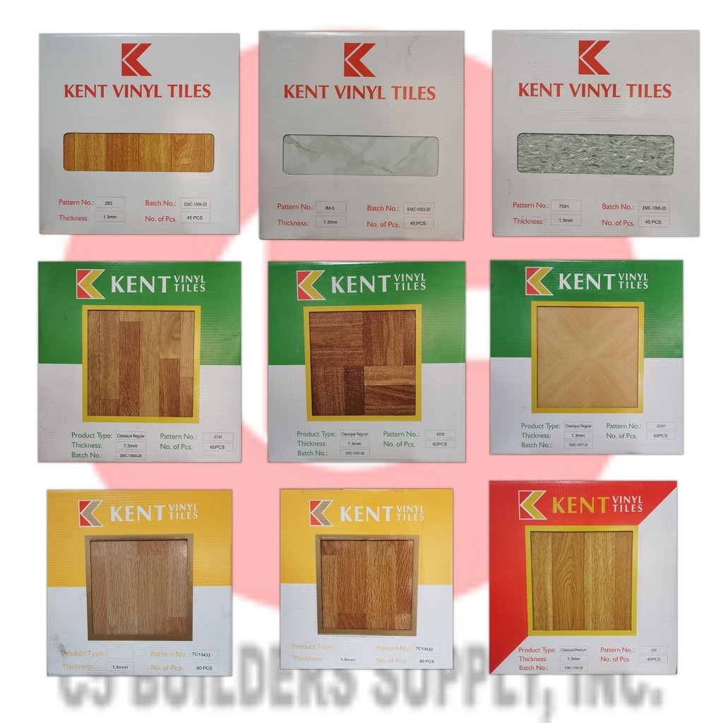 Kent PVC Vinyl Tiles 30x30cm 11pcs Shopee Philippines