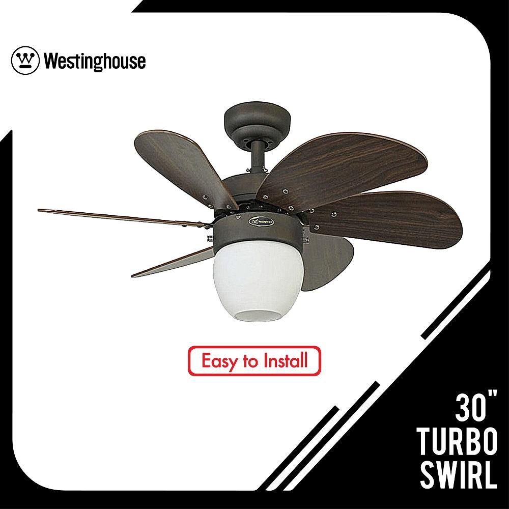 Westinghouse Wh72064 Turbo Swirl Ceiling Fan 6 Blade 30 Oil