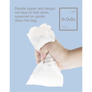 Dr.Dudu 50 Pcs. Transparent Breastmilk Storage Bag 220mL #5