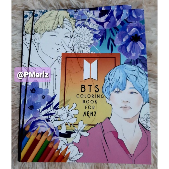 YEAR END SALE! BTS Dots Lines Spirals Coloring Book Shopee Philippines