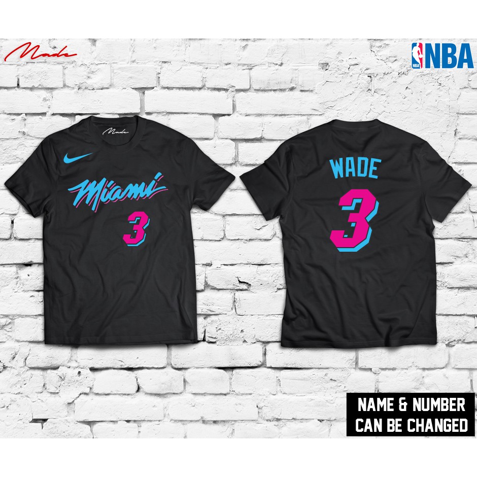 NBA - Miami Heat City Vice Dwayne Wade Earned Jersey Shirt ...