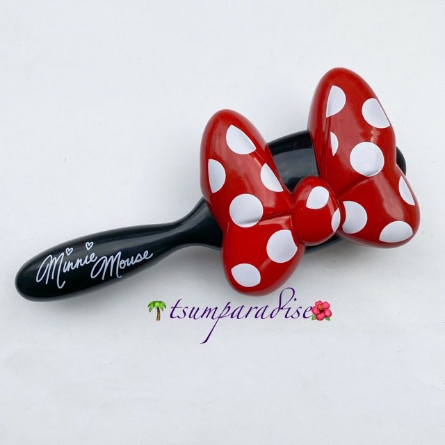 Minnie Mouse Bow Ribbon Hairbrush Hair Brush Comb | Shopee Philippines