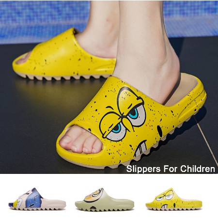 Sesame Street】Yeezy Slide “Resin” x Kanye West slippers outdoor slippers  wading slide sandals for children | Shopee Philippines
