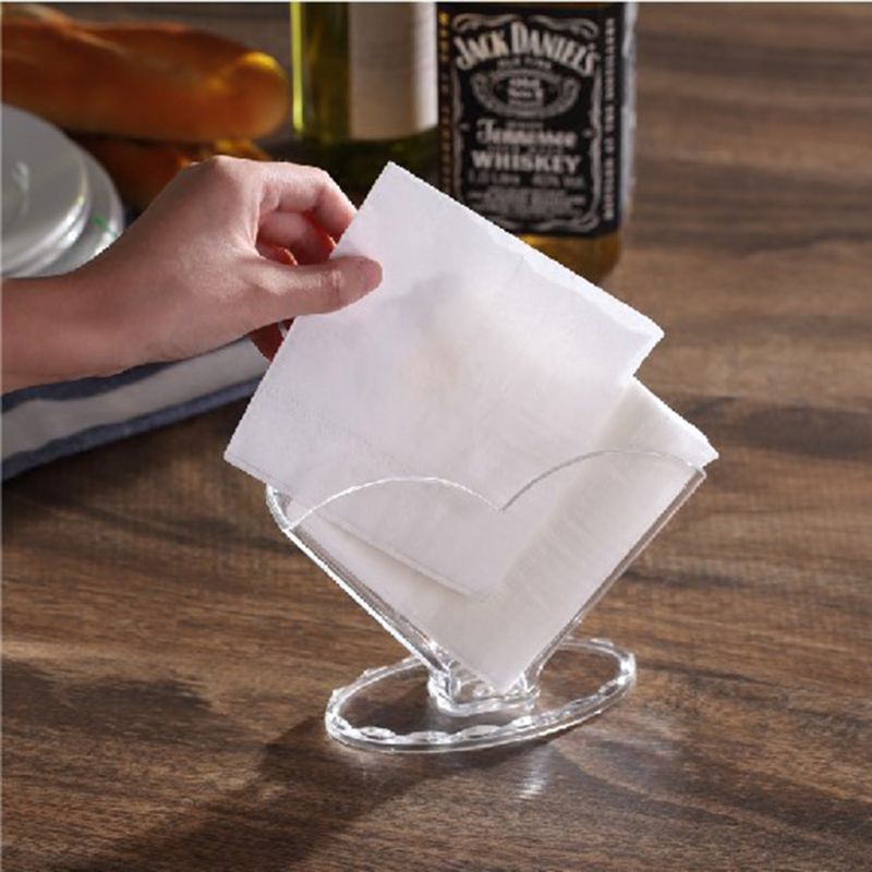 Acrylic U Shape Napkin Holder,clear Organizer Creative Drawer Paper
