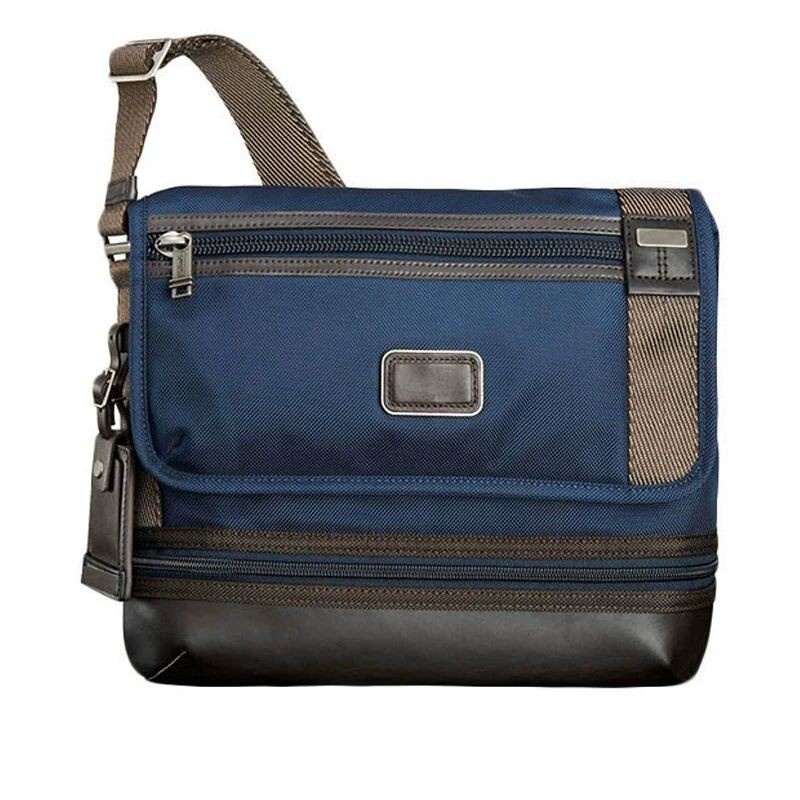 ！Tumi men s single shoulder bag, fashion single room leisure messenger bag 222371 travel