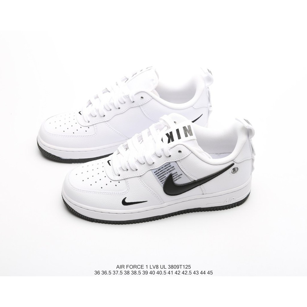 air force ones black check