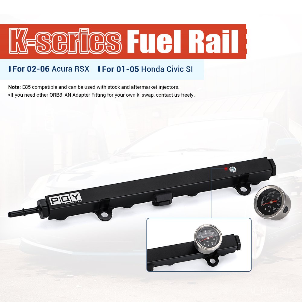 Aluminium K SERIES Heavy FUEL RAIL kit High Flow Injection fuel rail