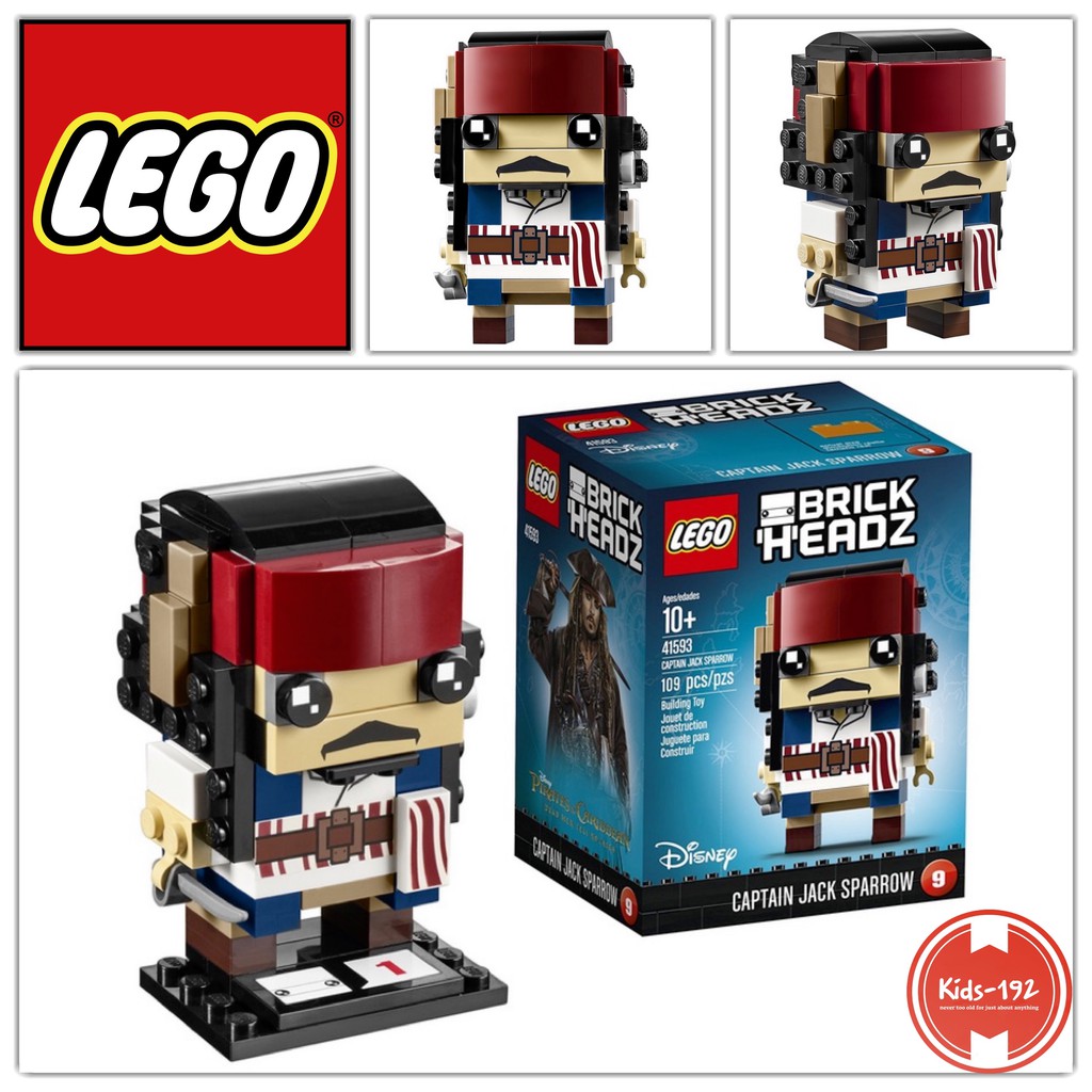 lego brickheadz captain jack sparrow