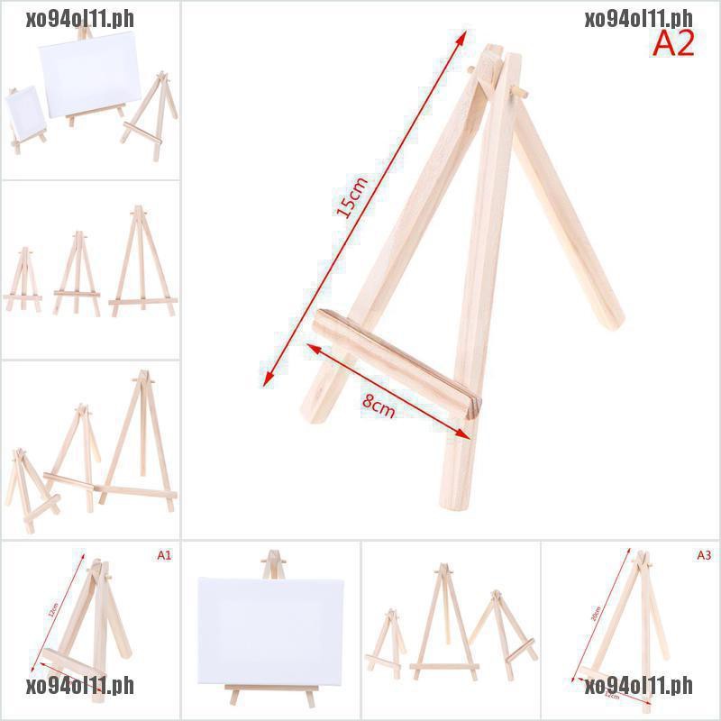 [xo*COD]Mini Wooden Tripod Easel Display Painting Stand Card Canvas Shopee Philippines