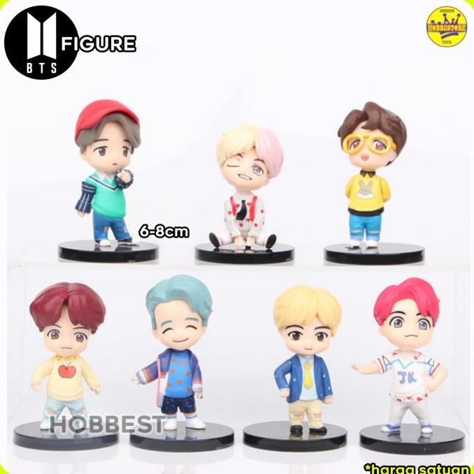 Action Figure BTS BANGTAN BOYS - Miniature Topper Toy Kpop Display ...